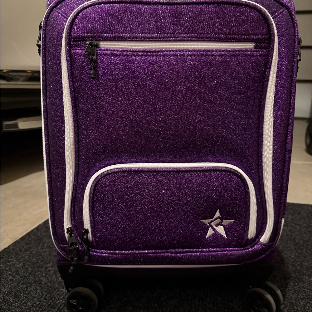 Rebel AMETHYST DREAM LUGGAGE WITH WHITE ZIPPER
